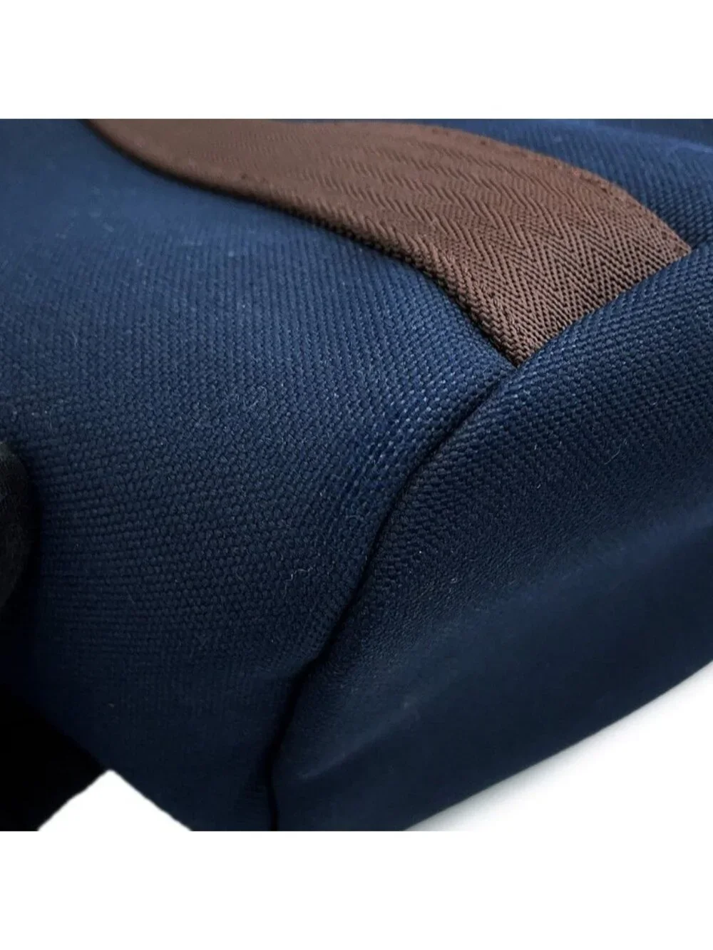 Hermes Sac de Pansage Groom Navy 2-Way Tote Bag